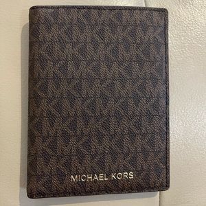 Michael Kors Logo Passport Wallet